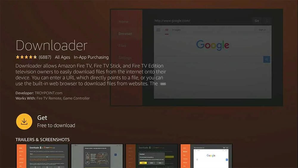 Установка Downloader на Amazon Fire Stick