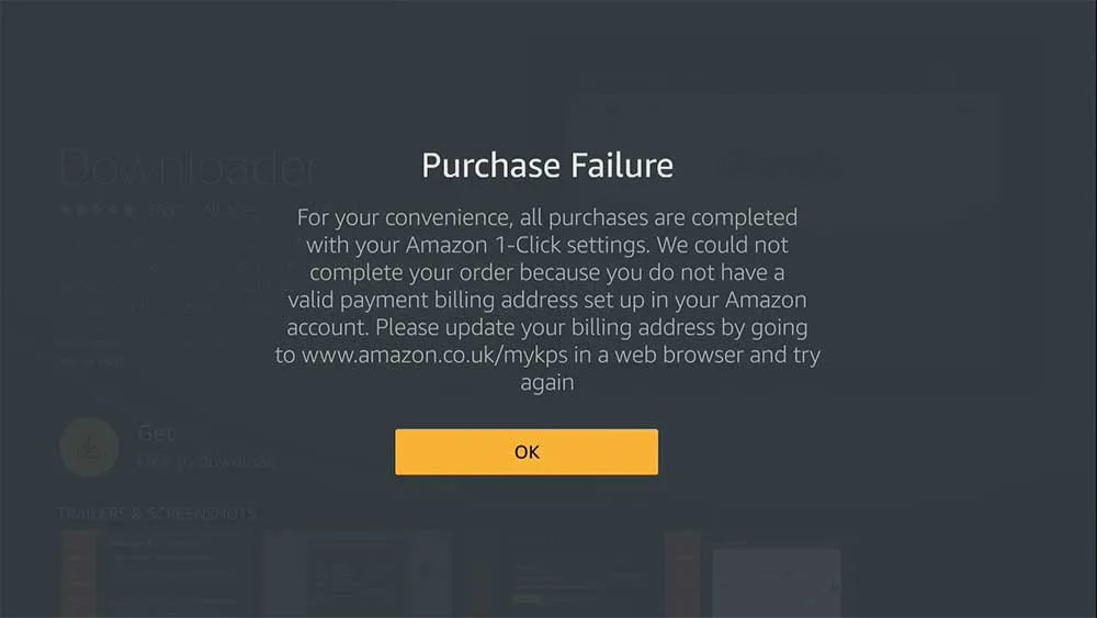 Amazon 1 Click на Amazon Fire Stick