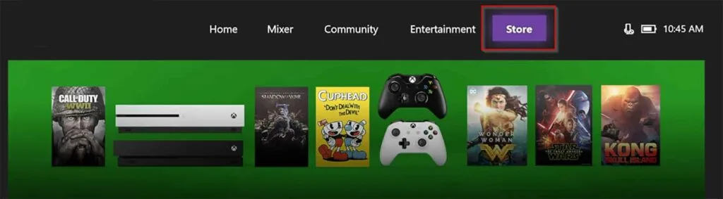 Xbox store